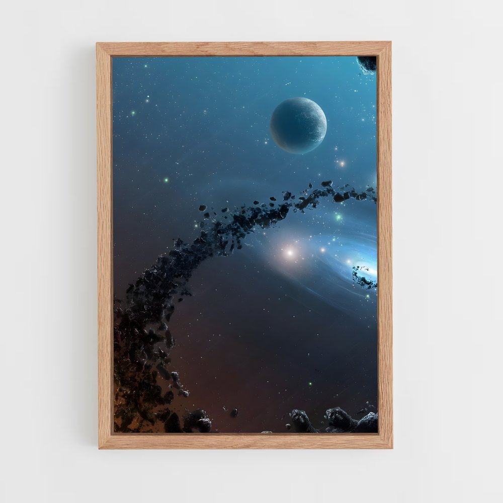 Poster Station Asteroid – affiche Système solaire (vue 4)